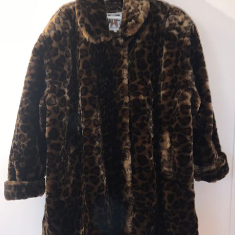 Faux Leopard Kåpe