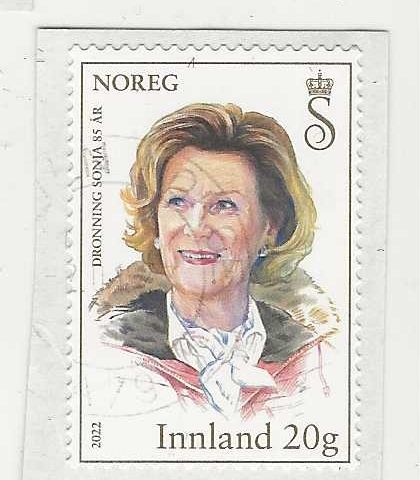 Frimerker  Dronning Sonja 85 år  2022