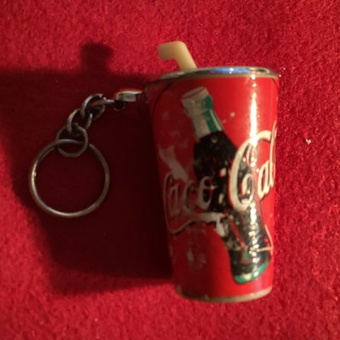 Reklame effekt fra Coca Cola - Lighter med nøkkel Ring!
