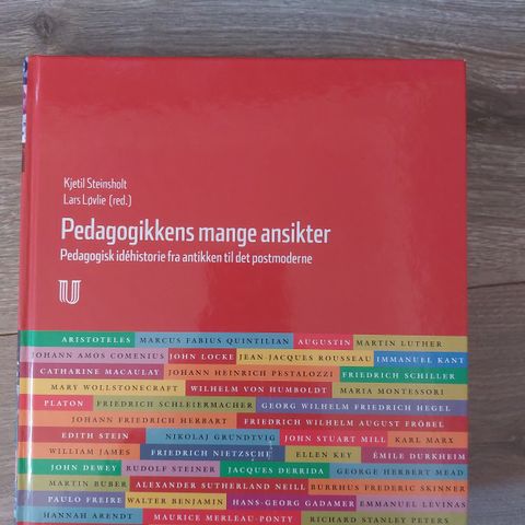 Boka "pedagogikkens mange ansikter" til salgs!