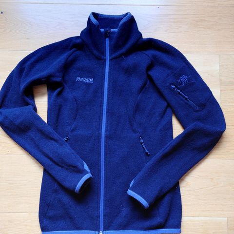 Bergans fleece, xs-s. Mørkeblå