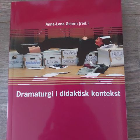 Boka "dramaturgi i didaktisk kontekst" til salgs!