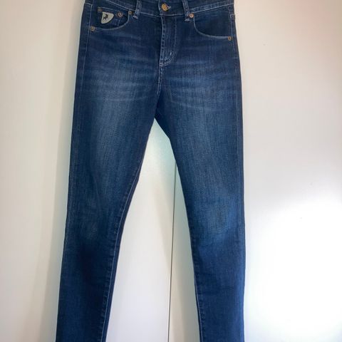 Lois bukse/jeans/dongeribukse. Lois Jeans Celia Marconi Mist, størrelse 26’’ L32