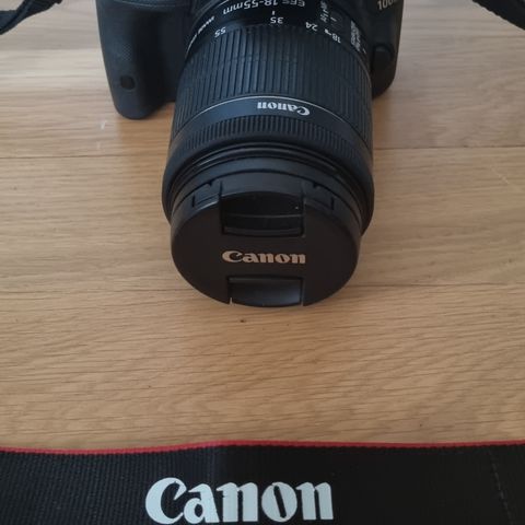 Pent brukt Canon EOS100d selges!