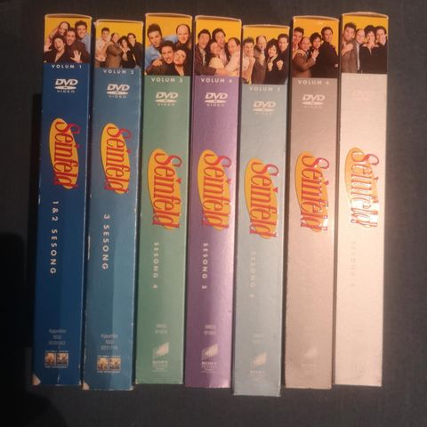 Seinfeld DVD, sesong 1 til 9