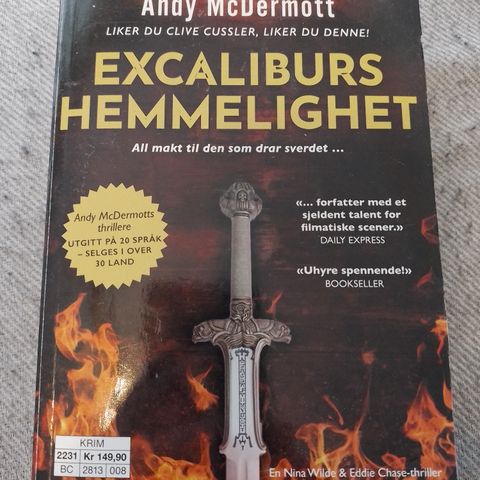 EXCALIBURS HEMMELIGHET - Andy McDermott