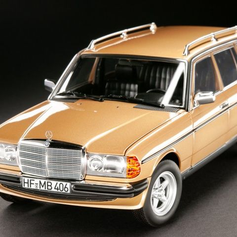 Mercedes-Benz S123 AMG-1980 modell Stasjonsvogn Norev Limited Edition 1:18