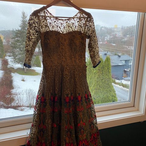Selskapskjole / Gown / indisk kjole