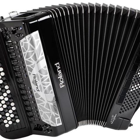 Trekkspill Roland FR-8XB BK Brukt V-Accordion digitalt knappespill. Sort.