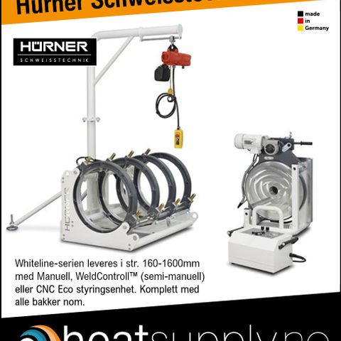 Hürner Whiteline speilsveisemaskiner