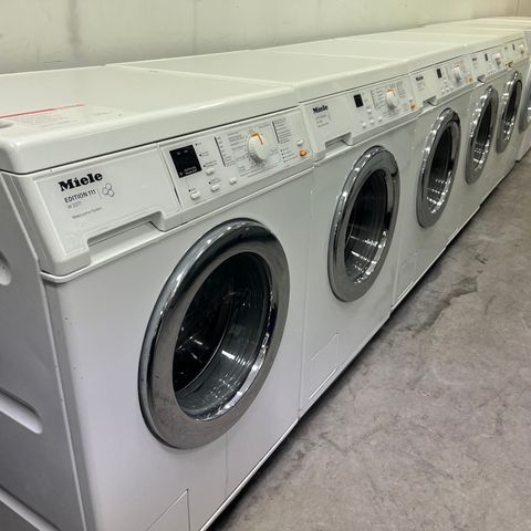 Nyere Miele vaskemaskiner fra 4699,-kr med garanti