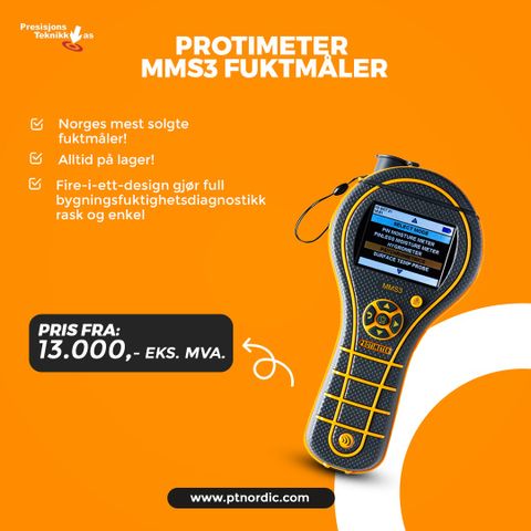 Protimeter MMS3 BASIC FUKTMÅLER