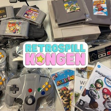 Kjøp Nostalgiske Retro Spillkonsoller fra Retrospillkongen!