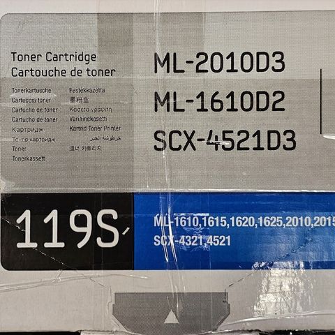 SAMSUNG 119S ML-1610/2010 TONER BLACK 2K