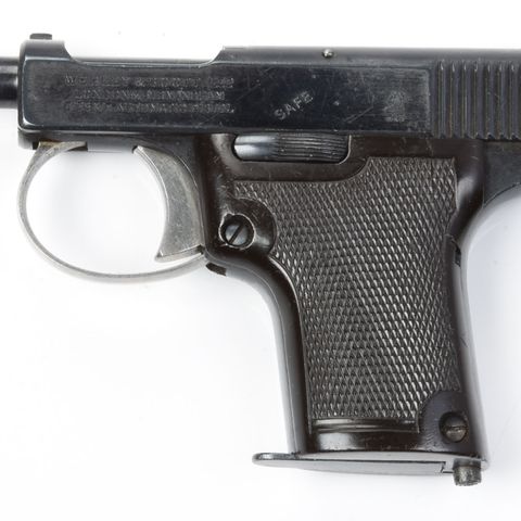 Webley & Scott pistol M/1907 kaliber .25 ACP (6,35 mm)