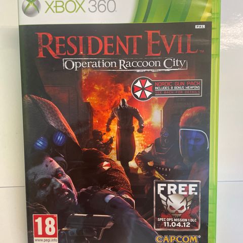 Resident Evil Operation Raccoon City Xbox 360