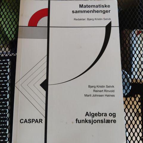 Matematiske sammenhenger - Algebra og funksjonslære