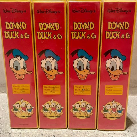 Donald Duck - komplette årganger fra 80- og 90-tallet