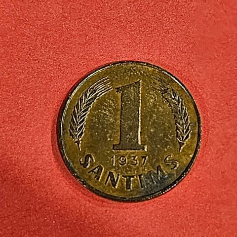 Latvia 1 santims 1937