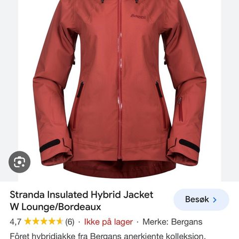 Bergans Stranda insulated w jacket