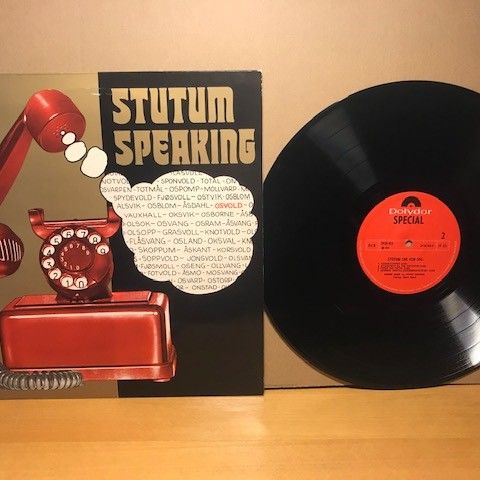 Vinyl, Stutum speaking, Bjørn Sand Totto Osvold, 2920 103