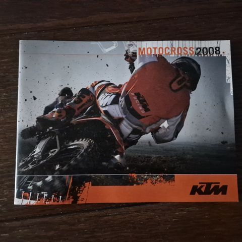 KTM motocross brosjyre, katalog