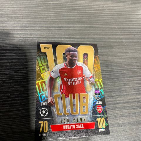 Topps Match Attac 23/24 Bukayo Saka 100 Club (487)