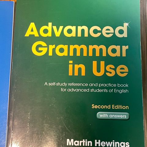 Advanced grammar in use. Martin Hewkings. Rediscoverer Grammar. David Crystal.