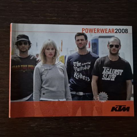KTM powerwear brosjyre, katalog