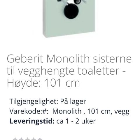 Geberit Monolith Mint