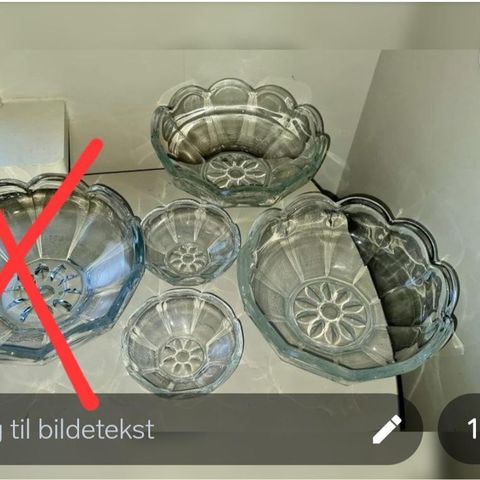 4 stk Hadeland Glassverk skåler