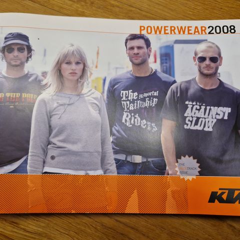 KTM powerwear 2008 brosjyre, katalog