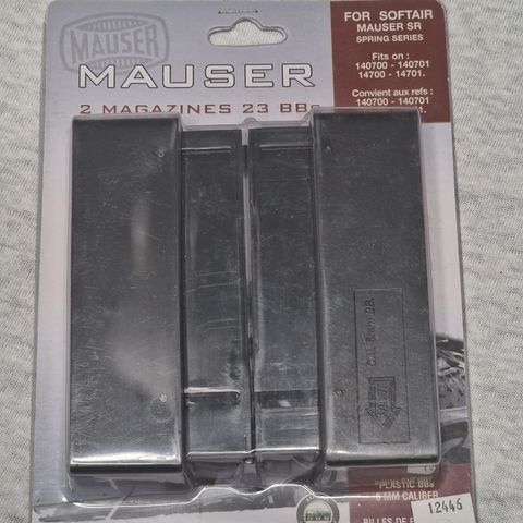 Mauser SR 23round Magazine 2pk