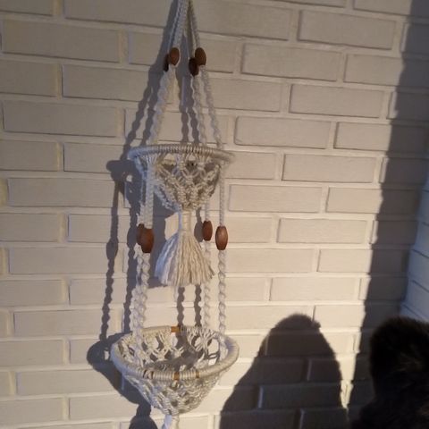 Makrame / macrame / ampel / oppheng / plantehenger orginal