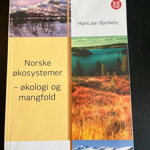 Norske økosystemer -økologi og mangfold
