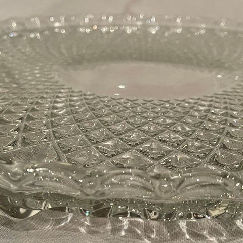 Diadem, rundt kakefat fra Walther Glass