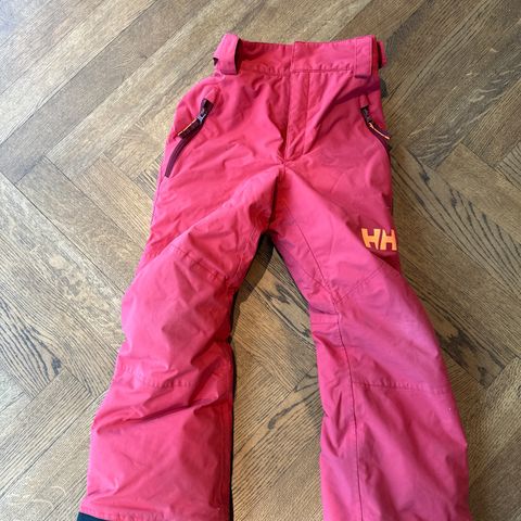 helly hansen skibukse 128