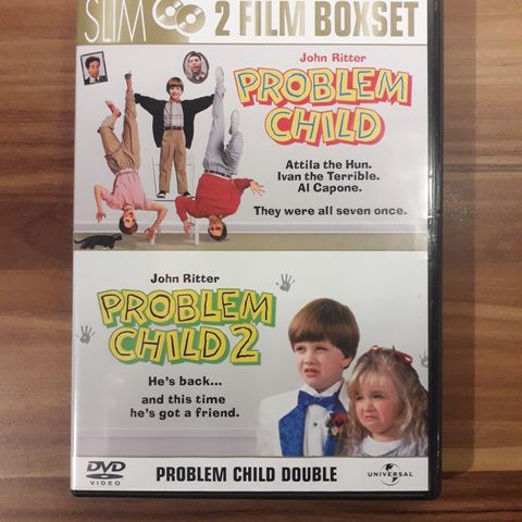 "Problem Child" 1 & 2 DVD box set (norsk tekst)