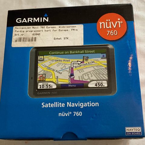 Satellitt navigasjon Nuvi 760 GPS