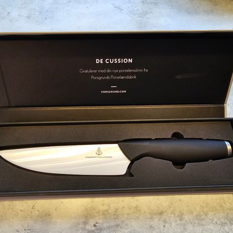 Porsgrund De Cuisson kokkekniv 16 cm selges