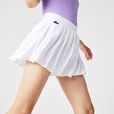 NY - Lacoste Women Sport Lightweight Technical Pleated Tennis Skirt - 36 - S