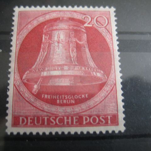 Deutche post  nr 77  Frihetsklokken i berlin  postfrisk