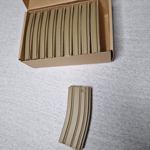 M16, 85 rounds. M16-85-T. Tan Polymer