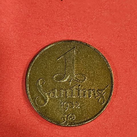 Latvia 1 santims 1932