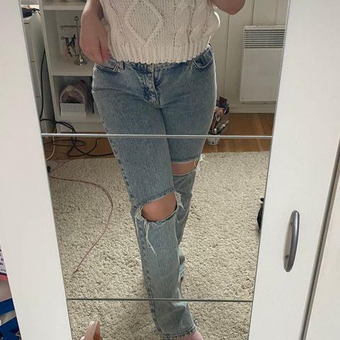 jeans med splitt
