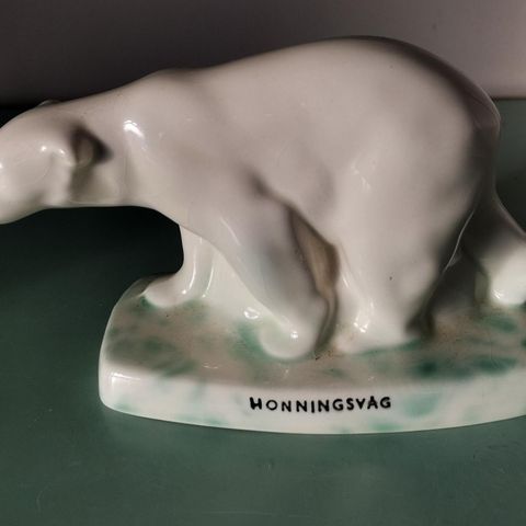 Vintage keramikk isbjørn produsert Egersund