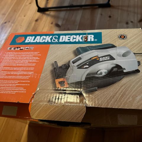 sirkelsag fra black and decker 1300watt