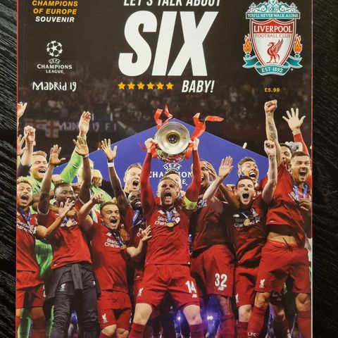 Liverpool Champions League Winners Official Magazine