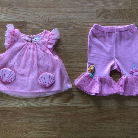 Havfrue-kostyme til jente str. 0-2 år