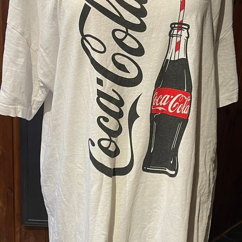 Coca Cola t-shirt lang modell M